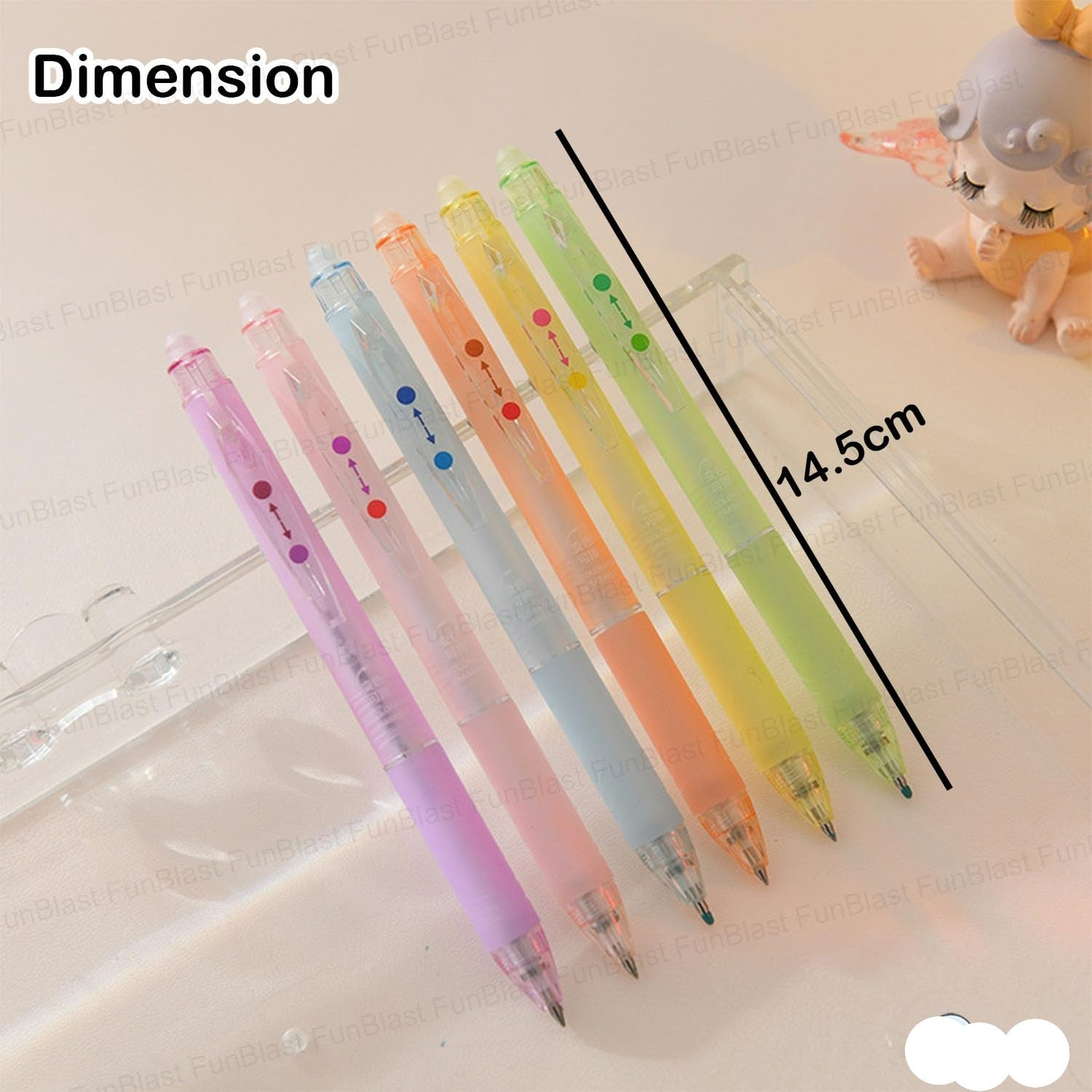 They accurately describe the product's quantity, key features (color changing, erasable), and general appearance (pastel colors, packaging) www.usmile.toys